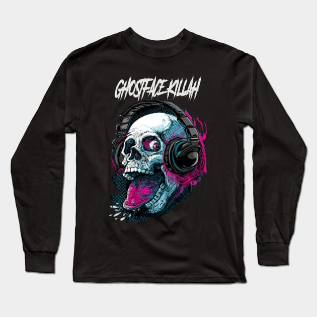 GHOSTFACE KILLAH RAPPER Long Sleeve T-Shirt by Tronjoannn-maha asyik 